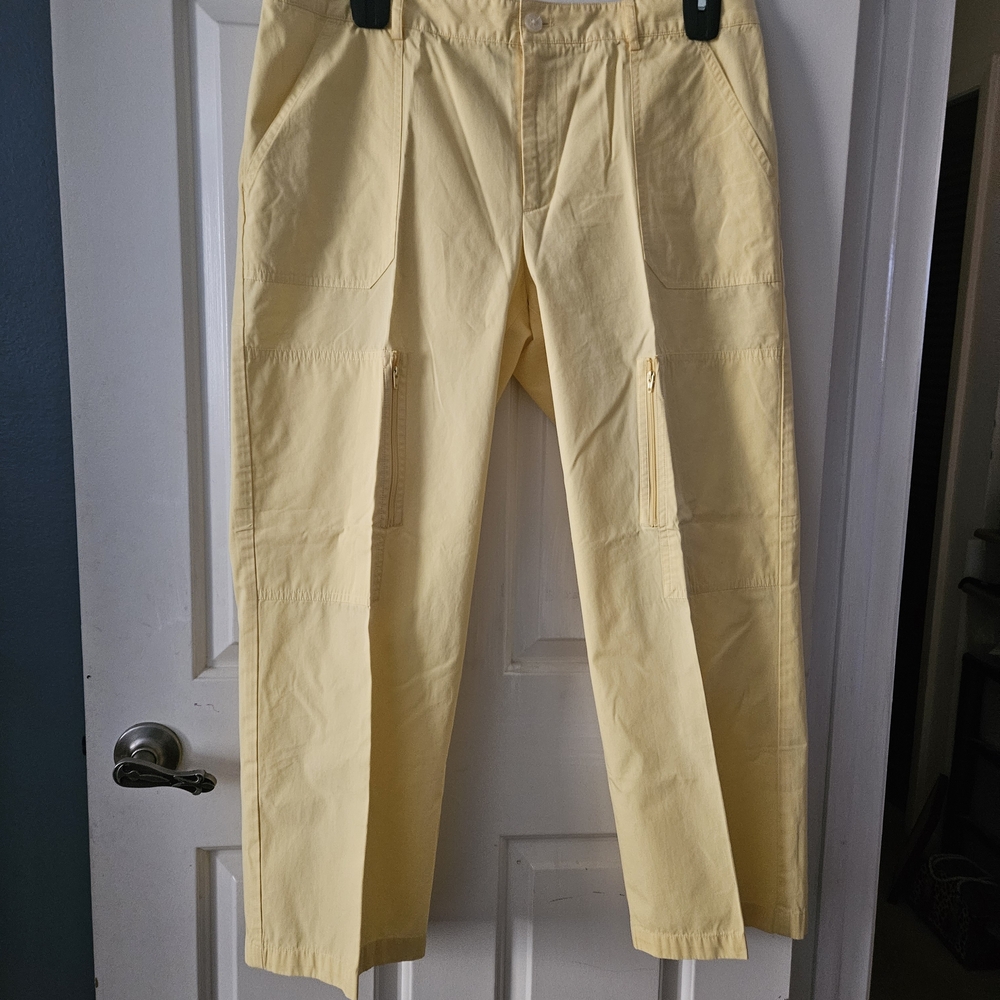 Lauren Yellow Utility Pants 14
